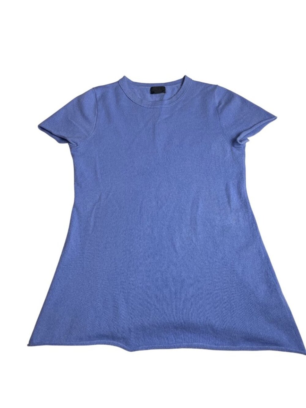 J.Crew Italian Cashmere Short-Sleeve Sweater M light purple Lightweight soft